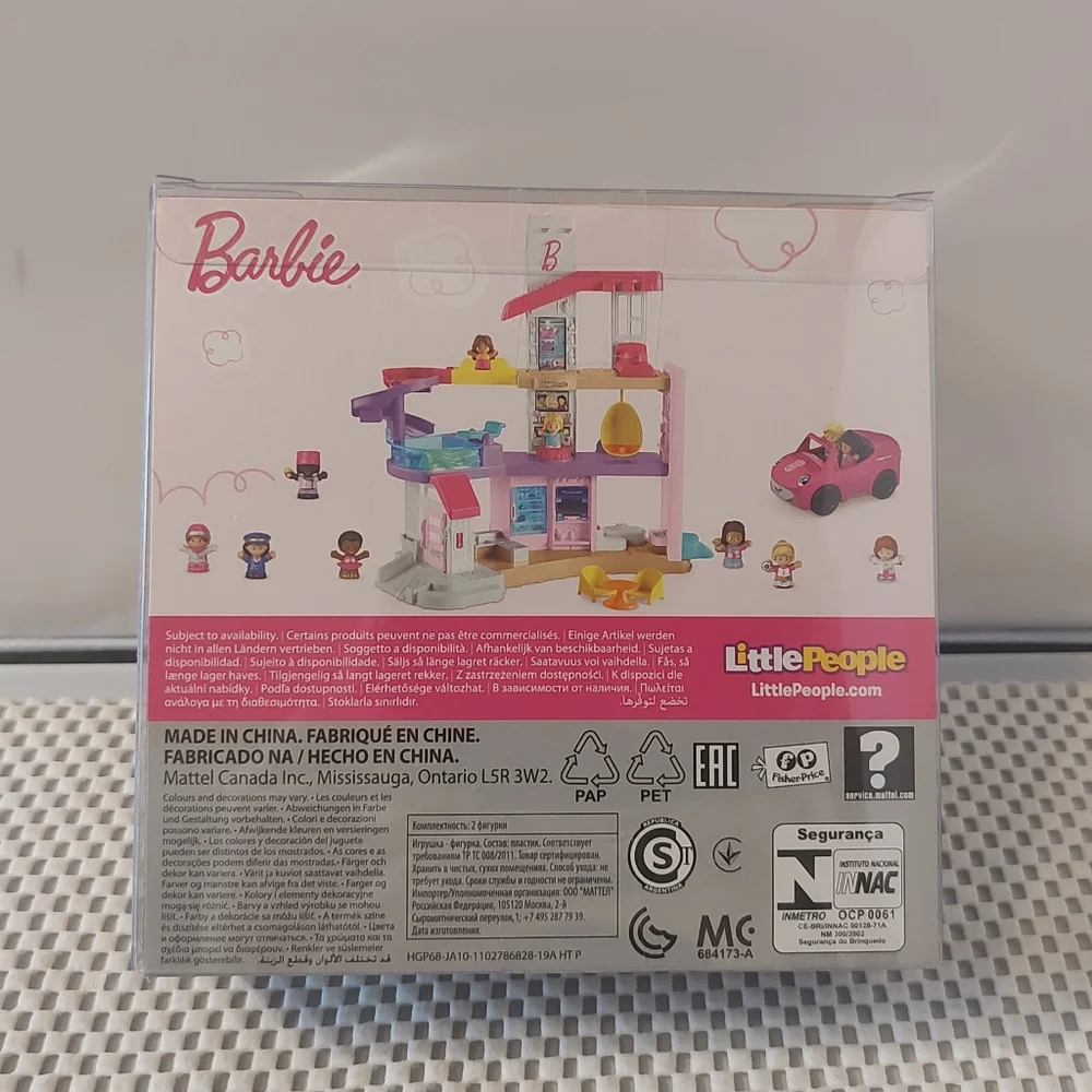 Barbie Little People 2-pack Sleepover Party Dolls Fisher Price